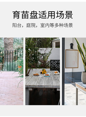 家用带盖育苗穴盘育苗神器专用盆营养杯塑料长方形托盘扦插芽菜盒