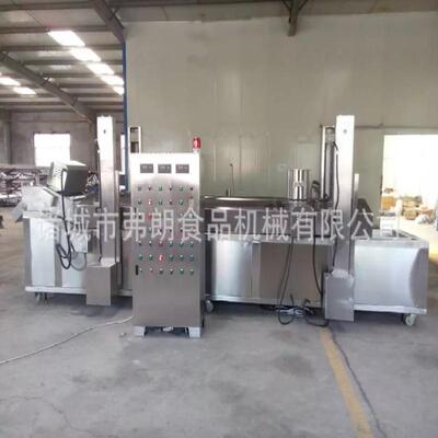 休闲食品加工设备 弗朗厂家销售 海螺酥蜗牛酥油炸生产流水线