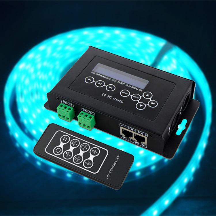 DMX512主控制器RF无线射频RGB七彩全彩灯带条工程舞台灯具控制器