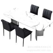 宴会餐桌轻意酒店高档家用高级式 奢休闲设计师餐厅靠背椅感餐椅椅