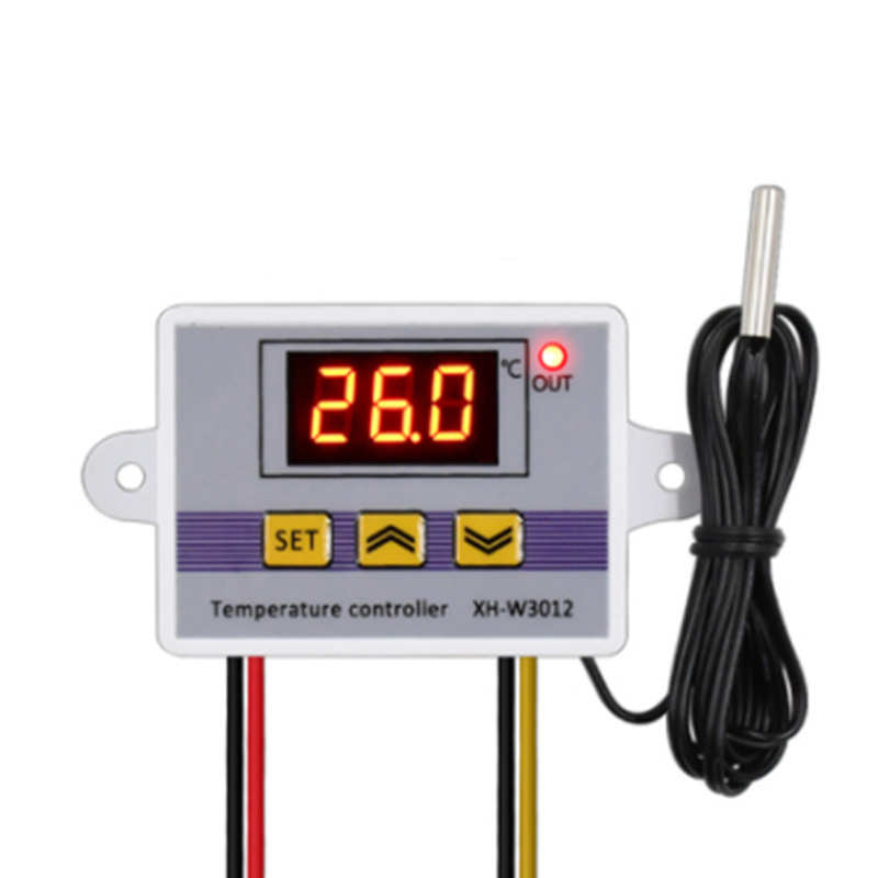 XH-W3012数字温控器 宠物保温机箱数显温度控制开关0.1度 12V