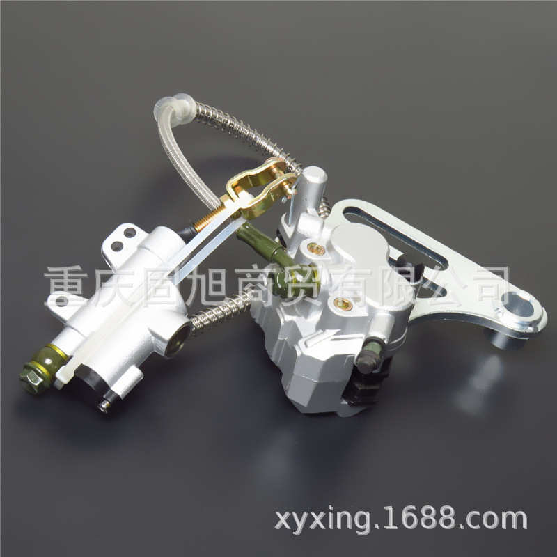 越野摩托车碟刹后刹制动器CQR150 250通用后脚刹车油泵原装配件