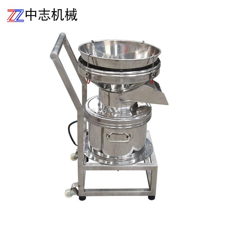 浆液果汁杂质分离用450型过滤机 不锈钢圆形单层筛网式过滤机