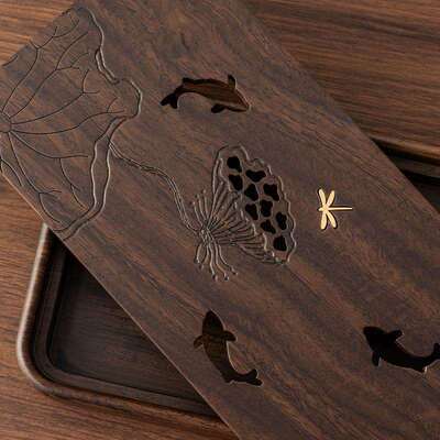 优胡盘桃木茶托家选用小1型盘干泡茶托盘简约