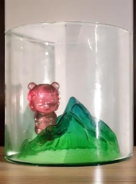 独家周晁ZICO 《哪吒魔童东海遇金山》限量雕塑居家摆件艺术水杯