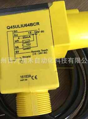 Q45ULIU64BCR邦纳BANNER超声波传感器多功能47555全新原装询价