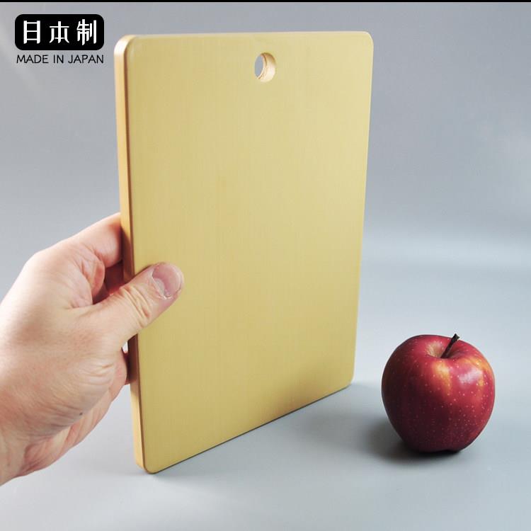 日本月星菜板进口迷你小砧板双面橡胶抗菌切菜防霉小号水果案板