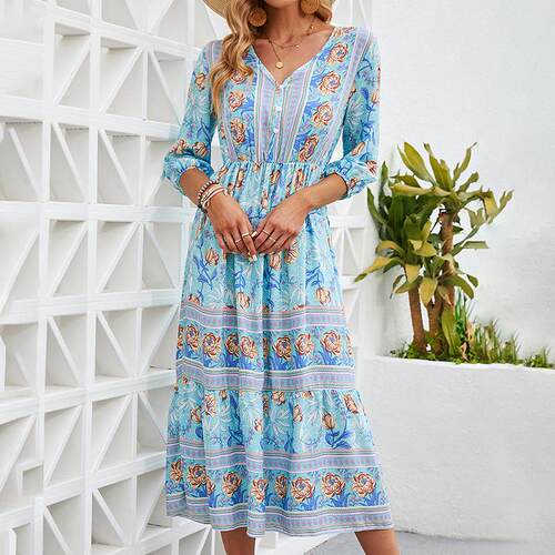 Cotton silk long skirt, women's high waisted dress,
