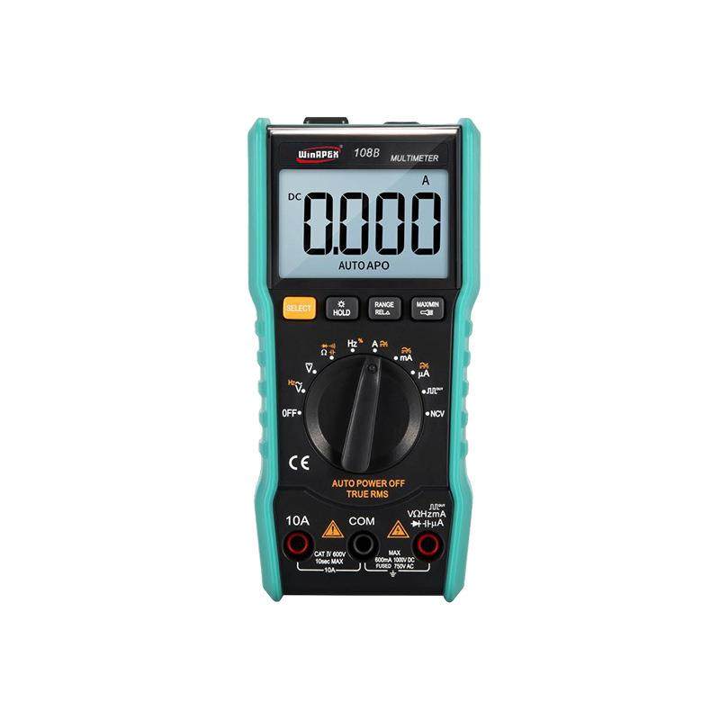 小灵巧108B真有效值平均值NCV方波输出6000位自动量程数字万用表