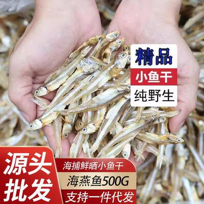 北海海风干晾晒白饭丁香鱼公干鱼白公鱼海燕鱼干海鲜厂家500g