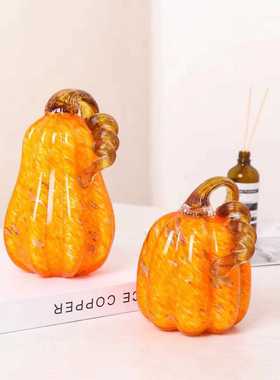 创意北欧风南瓜摆件万圣节南瓜装饰家居客厅玄关样板房装饰工艺品