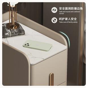 实轻奢木简窄约现代轻奢迷你床柜超极窄边窄款小尺寸头20新品小型