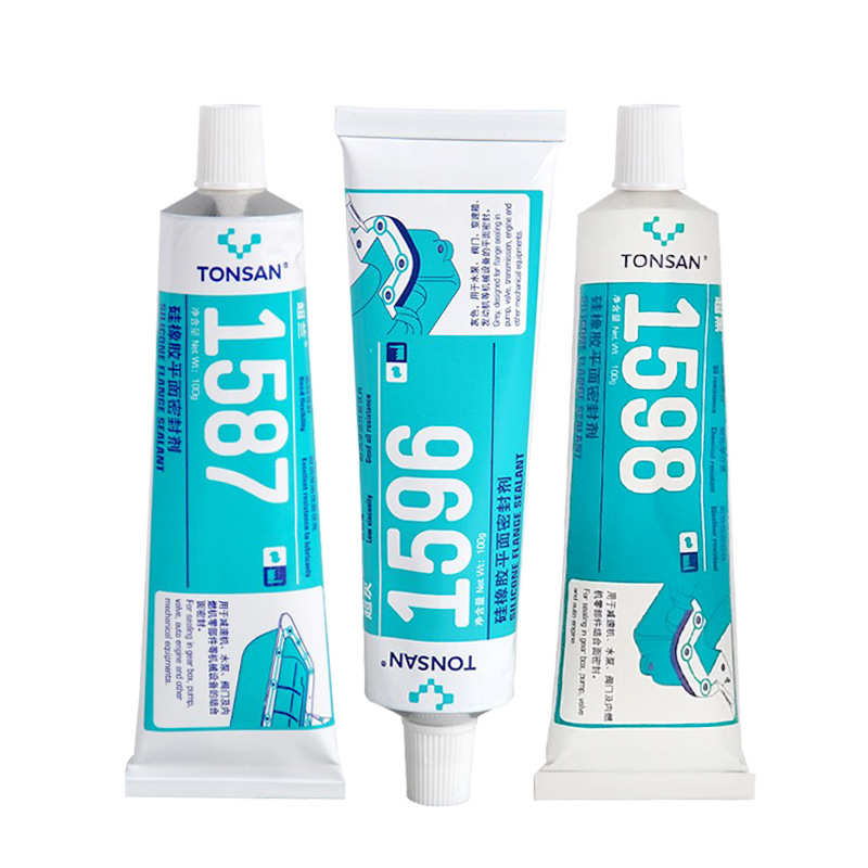 可赛新1598 硅橡胶平面密封剂310ml耐高温耐机油机械发动机粘接胶