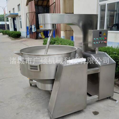 全套辣椒酱加工生产线菇备 韭花酱肉制646作机设器 成套香牛酱流