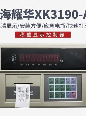 上海耀华XK3190-A9+P仪表称重显示器A9打印仪表电子秤地磅仪金烨