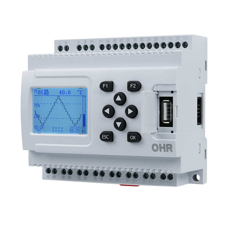 虹润数据记录器工业多路温度压力液位电流电压采集控制无纸记录仪