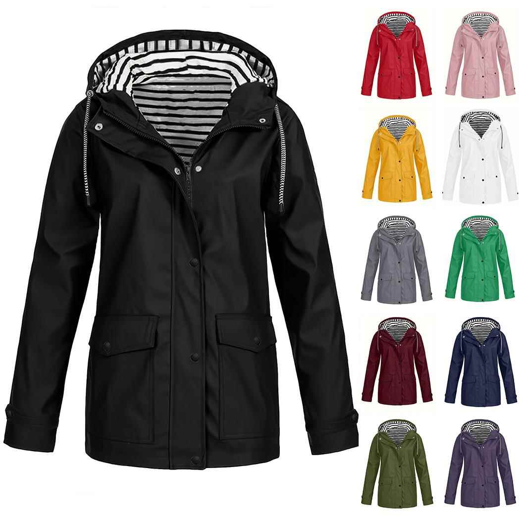 xl size plus casaco raincoat outdoor womens coats hooded
