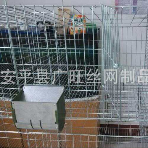 广旺丝网 商品兔笼 4层24位商品兔笼 獭兔养殖笼 兔笼厂家