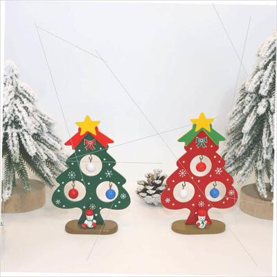 Small Christmas tree children DIY toy tabletop decoration