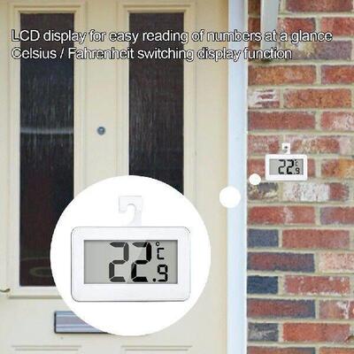 Mini Refrigerator Fridge Thermometer Waterproof Room