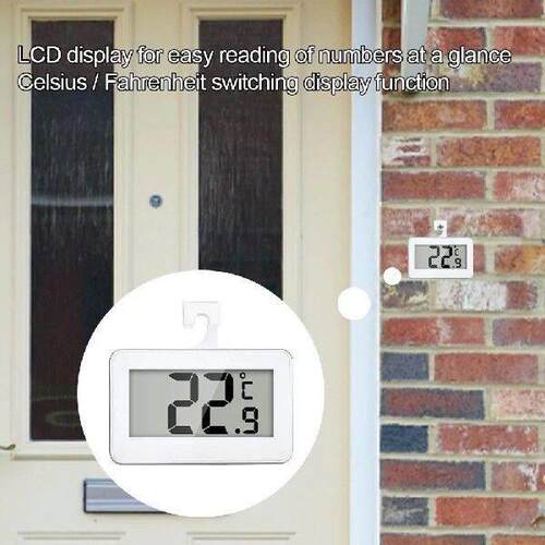 Mini Refrigerator Fridge Thermometer Waterproof Room