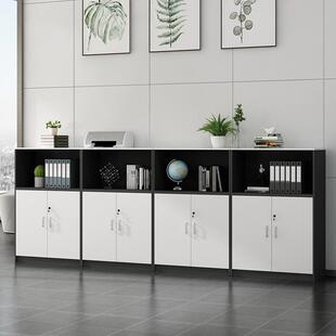 办公室文件柜储物柜矮柜档案资料柜打印机柜办公收纳柜木质隔断柜