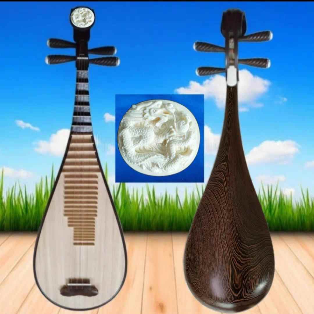 正品琵琶乐器鸡翅原木级抛光手工制作成人专业奏考厂家演直销正品