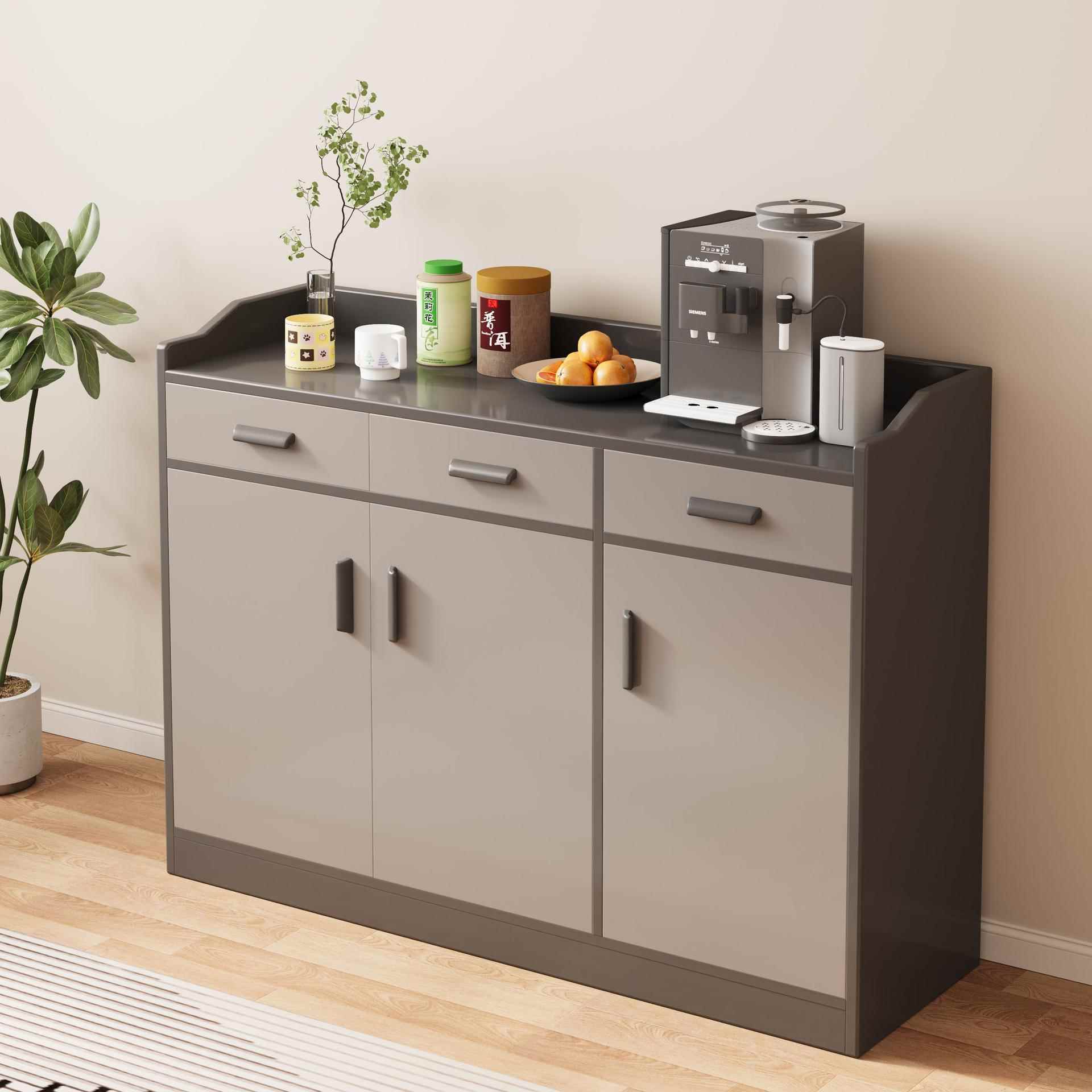 餐边柜客厅靠墙2025新款新型家用靠墙一体置物柜茶水柜储物柜柜子