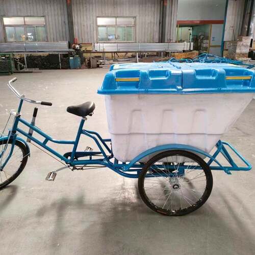 人力环卫脚踏三轮车街道物业脚蹬垃圾清运车保洁手推车三轮车