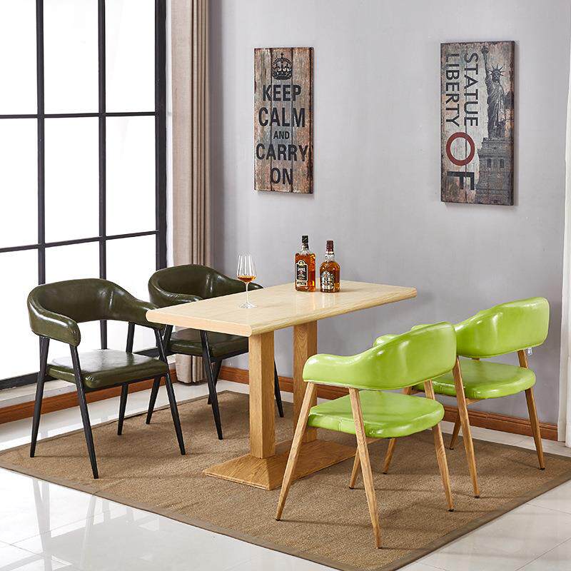 厂家时尚主题餐厅桌椅 快餐店桌椅 咖啡店奶茶店桌椅组合