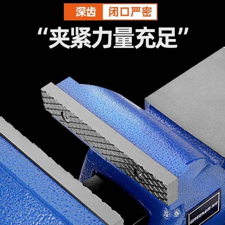 台钳台钳子小虎钳台桌钳夹具工台重型型工作433业级家虎用多功能
