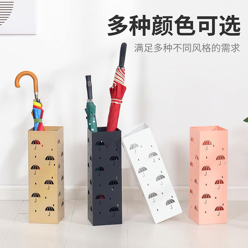 北欧雨伞架家用门口雨伞收纳桶创意酒店银行大堂放伞置物架沥水架