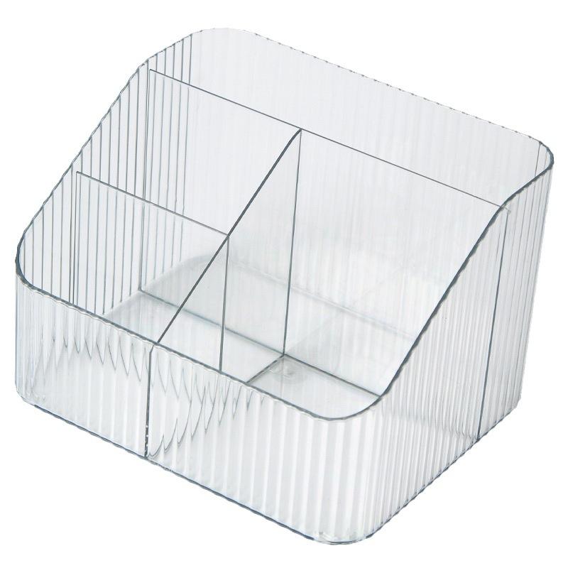 ins办公室化妆收纳透明卧室桶