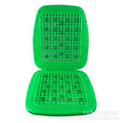 叉车专用塑料双层坐垫夏季通用铲车挖机镂空单张透气凉垫汽车座垫