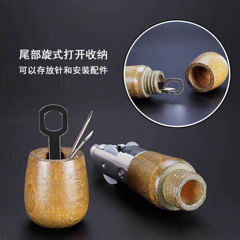 皮革手缝机直钩锥子皮具手工缝线器工具千枚通皮艺缝线针A款