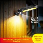 户外庭院照明路灯户外人体传感器Led太阳能墙灯花园住宅应急走廊