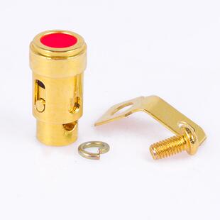 分频器接线柱按压优质加厚纯铜镀金音响喇叭接线端子小号免焊插座