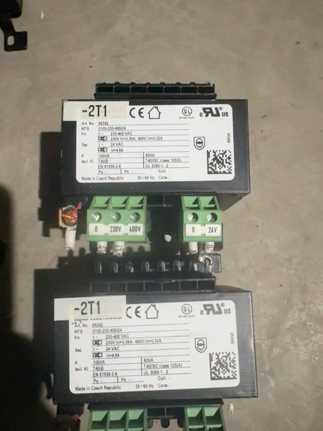 穆尔MURR变压器拆机件   0010-230-400/24