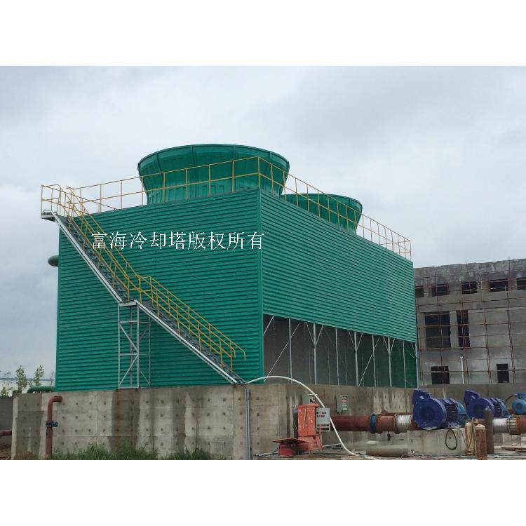 厂家直供方形冷却塔玻璃钢冷却塔钢铁化工用800T方形冷水塔