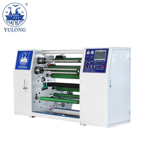 玉龙YL-F7F文具分条机BOPP文具胶带分切机罗拉收边不停机换轴