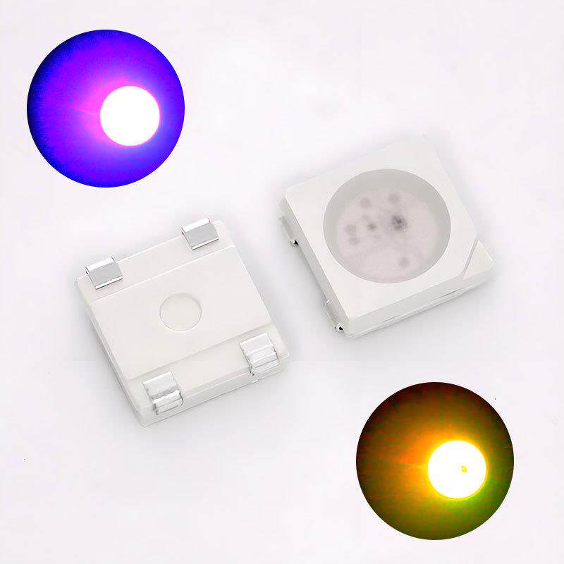 5高光片效5050灯幻彩灯珠内置IC铜支架5050RGB珠贴LED05HME0幻彩