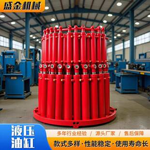 大吨位400吨液压机油缸电动升降机货梯同步顶升液压油缸