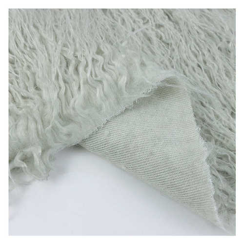 人造毛绒萝卜丝 素色落水毛布料 服装抱枕背景装饰长毛绒布