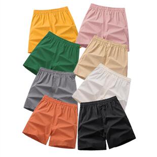 Womens Shorts Fitness Casual Athletic Solid Color Suitable