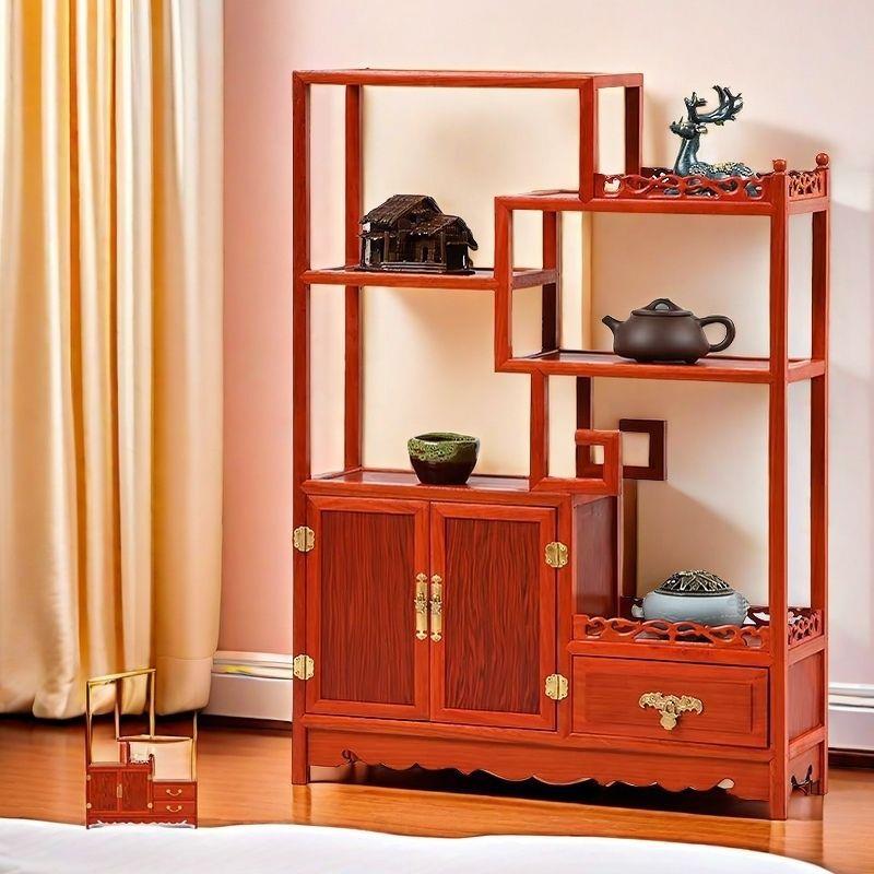 花梨木暗非博古架鸡翅木宝实关木中式架古董多阁工艺品置物玄隔断