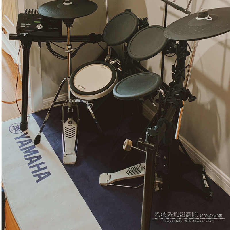 YAMAHA防滑隔音架子鼓地毯垫电子鼓爵士鼓专用鼓毯减震家用可定制