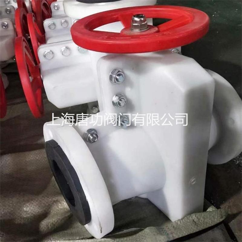GJ41X塑料胶管管夹阀 防腐塑料高分子PP法兰胶管阀阀 手动箍断阀图片