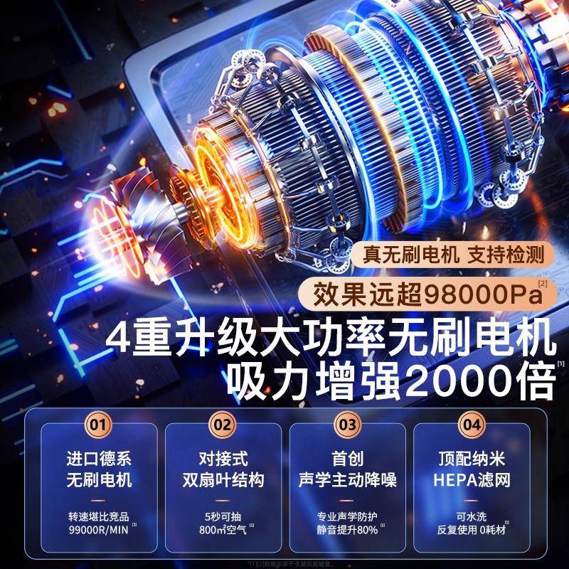 车载吸尘器车用大功率手持家用吸力小型无线德国汽车充电式其他