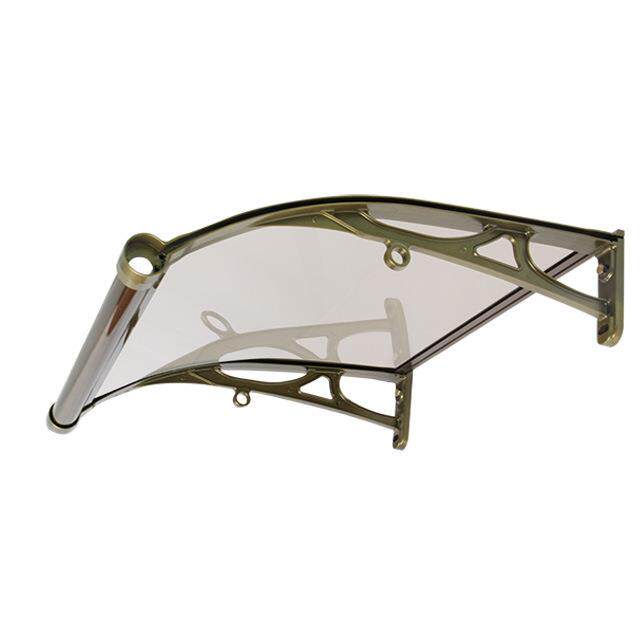 户外遮阳棚铝合金雨棚阳台窗户屋檐雨蓬家用遮雨棚塑料简易阳光棚