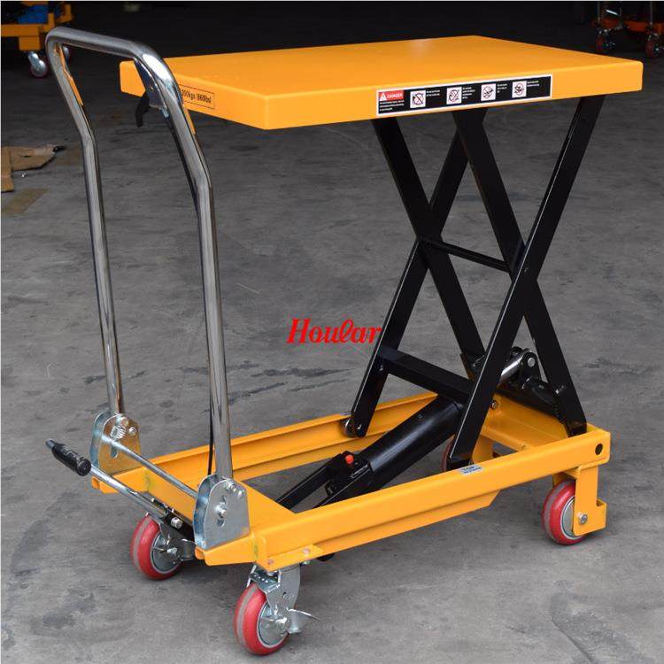 手现货PS500动台模具T平台车液压车平台车液压平台升(150kg升降手